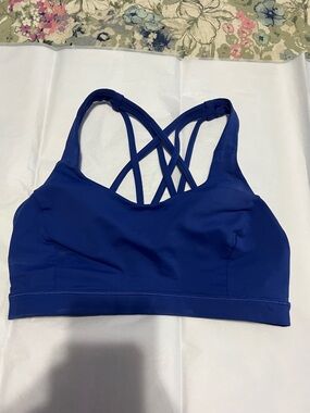 Luluemon Strappy Back Sports Bra - Royal Blue